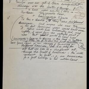 a page of handwritten text