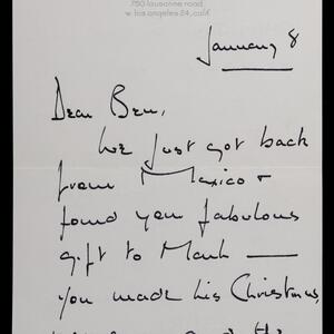 a page of handwritten text