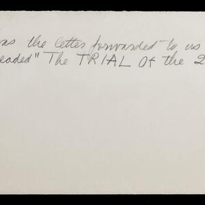 a page of handwritten text