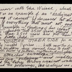 a page of handwritten text