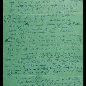 a page of handwritten text