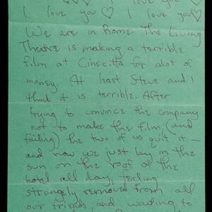 a page of handwritten text