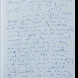 a page of handwritten text