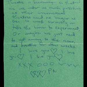 a page of handwritten text