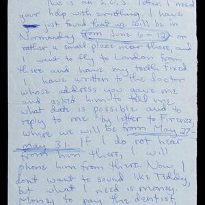 a page of handwritten text