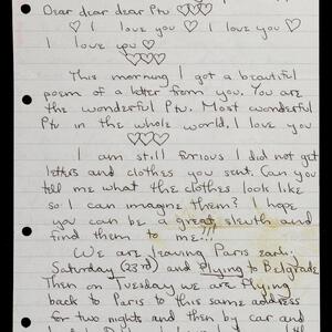 a page of handwritten text