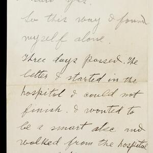 a page of handwritten text