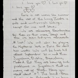 a page of handwritten text