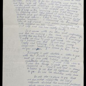 a page of handwritten text