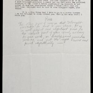 a page of handwritten text