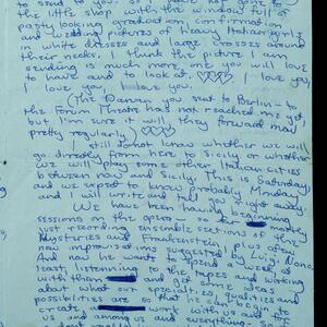 a page of handwritten text