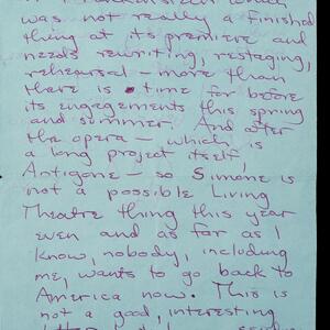 a page of handwritten text