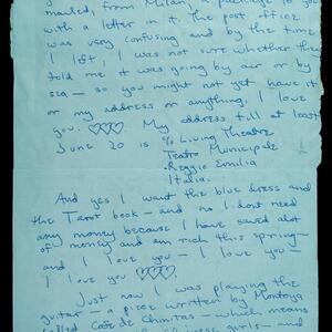 a page of handwritten text