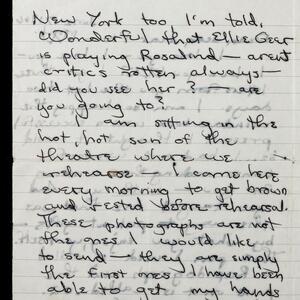 a page of handwritten text