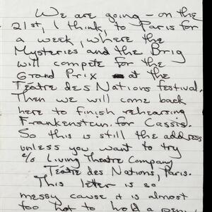 a page of handwritten text