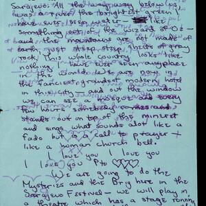 a page of handwritten text