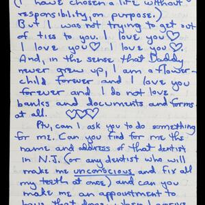 a page of handwritten text