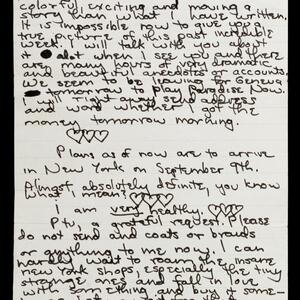 a page of handwritten text