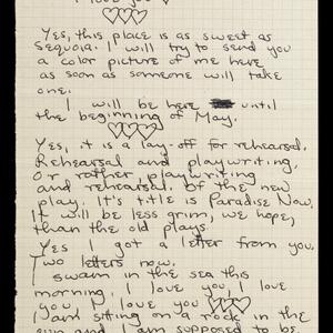 a page of handwritten text