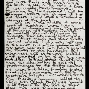 a page of handwritten text