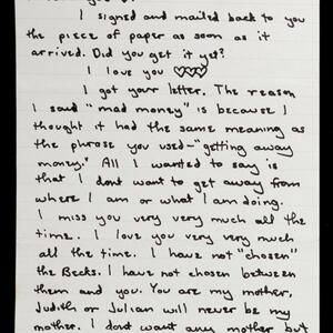 a page of handwritten text