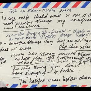 a page of handwritten text