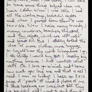 a page of handwritten text