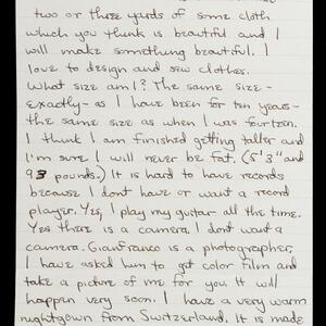 a page of handwritten text