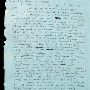 a page of handwritten text