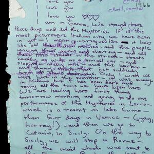 a page of handwritten text