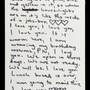 a page of handwritten text