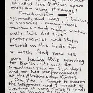 a page of handwritten text