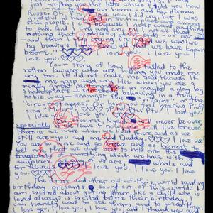 a page of handwritten text