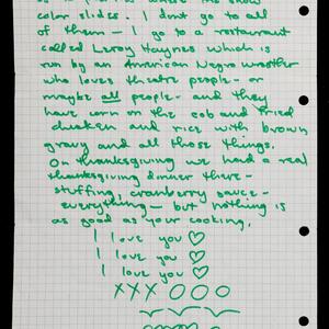 a page of handwritten text