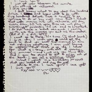 a page of handwritten text