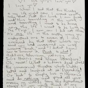 a page of handwritten text