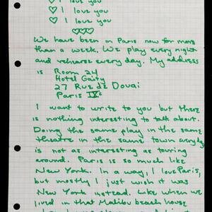 a page of handwritten text