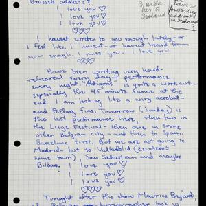 a page of handwritten text