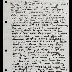 a page of handwritten text