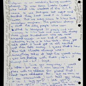 a page of handwritten text