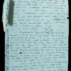 a page of handwritten text