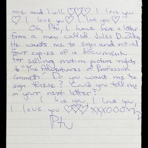 a page of handwritten text