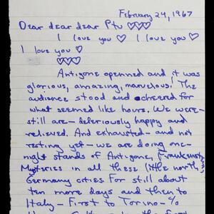 a page of handwritten text