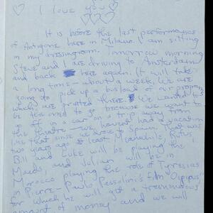 a page of handwritten text