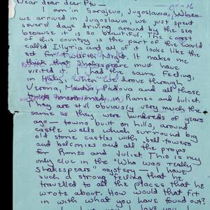 a page of handwritten text