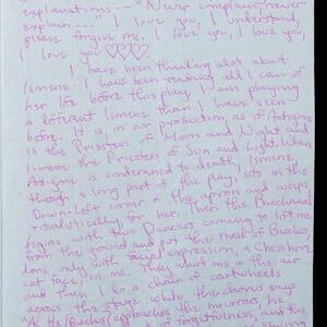 a page of handwritten text