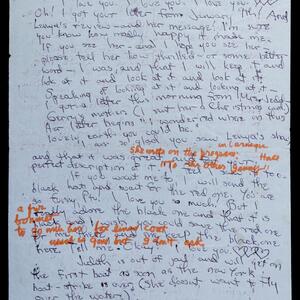 a page of handwritten text