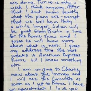 a page of handwritten text