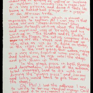 a page of handwritten text