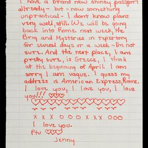 a page of handwritten text